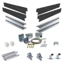 Complete Telescopic Sliding Gate System (Master and Trailing Sliding Gates) With Hardware Kit