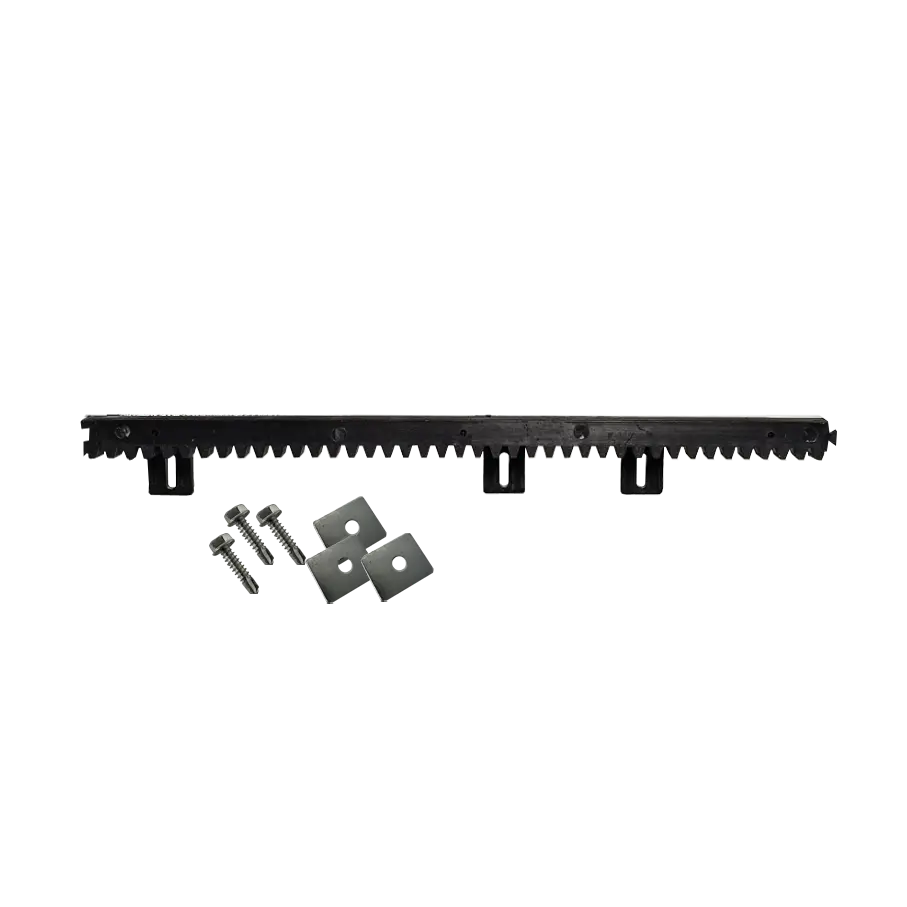 7.5m Gear Rack Kit - QUIET 500mm INTERLOCKING Sliding Gate Gear Rack Nylon Coated over Steel Reinforced