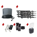 Titan 2410 Electric 24V Low Voltage Automatic Sliding Driveway Gate Opener Kit FAST Heavy Duty POWERFUL Design with Keypad Pin Code