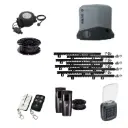 Titan 2410 Low Voltage 24V Automatic Sliding Driveway Gate Opener 24 Volt Kit FAST Heavy Duty POWERFUL Design with Keypad Pin Code