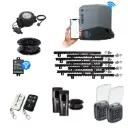 Titan 2410 Electric 24V Low Voltage Automatic Sliding Driveway Gate Opener Kit FAST Heavy Duty POWERFUL Design with Wifi Mobile App Control and Keypad Entry