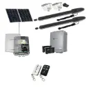 Orion LS Solar Powered Automatic Double Swing Driveway Gate Opener 24 Volt Kit ROBUST Slimline Compact Design BASE KIT