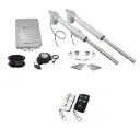 Viper 5 Long Stroke ITALIAN Low Voltage 24V Automatic Double Swing Driveway Gate Opener 24 Volt Kit ROBUST Heavy Duty Design BASE KIT