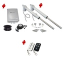 Viper 5 Long Stroke ITALIAN Low Voltage 24V Automatic Double Swing Driveway Gate Opener 24 Volt Kit ROBUST Heavy Duty Design BASE KIT