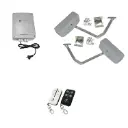 RAPTOR Extra Heavy Duty ITALIAN Electric 24V Low Voltage Automatic Double Swing Driveway Gate Opener Kit ROBUST Heavy Duty Design BASE KIT