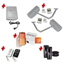 Remootio RAPTOR Extra Heavy Duty ITALIAN Electric 24V Low Voltage Automatic Double Swing Driveway Gate Opener Kit ROBUST Heavy Duty Design