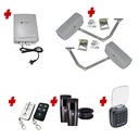 RAPTOR Extra Heavy Duty ITALIAN Electric 24V Low Voltage Automatic Double Swing Driveway Gate Opener Kit ROBUST Heavy Duty Design with Keypad Pin Code