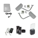 RAPTOR Extra Heavy Duty ITALIAN Electric 24V Low Voltage Automatic Double Swing Driveway Gate Opener Kit ROBUST Heavy Duty Design with Keypad Pin Code