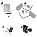 RAPTOR Extra Heavy Duty ITALIAN Electric 24V Low Voltage Automatic Double Swing Driveway Gate Opener Kit ROBUST Heavy Duty Design for Trade Installers