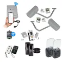 RAPTOR Extra Heavy Duty ITALIAN Electric 24V Low Voltage Automatic Double Swing Driveway Gate Opener Kit ROBUST Heavy Duty Design with Wifi Mobile App Control and Keypad Entry Exit