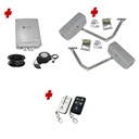 RAPTOR Extra Heavy Duty ITALIAN Low Voltage 24V Automatic Double Swing Driveway Gate Opener 24 Volt Kit ROBUST Heavy Duty Design BASE KIT