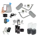 RAPTOR Extra Heavy Duty ITALIAN Low Voltage 24V Automatic Double Swing Driveway Gate Opener 24 Volt Kit with Wifi Mobile App Control and Keypad Entry Exit