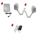 Apache ARTICULATING Italian Electric 24V Low Voltage Automatic Double Swing Driveway Gate Opener Kit ROBUST Heavy Duty Design BASE KIT