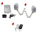 Apache ARTICULATING Italian Low Voltage 24V Automatic Double Swing Driveway Gate Opener 24 Volt Kit ROBUST Heavy Duty Design BASE KIT