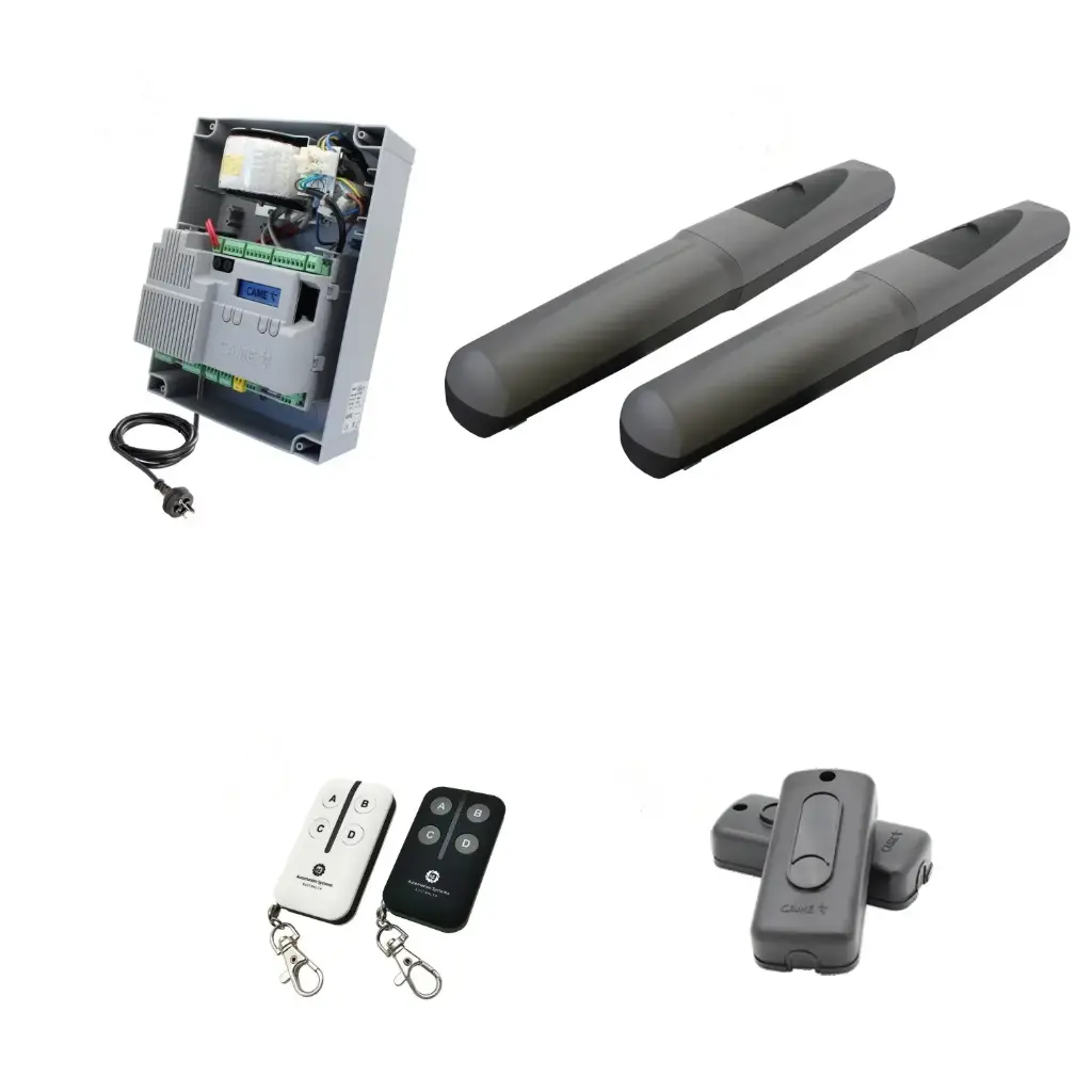 Double Swing Gate Automation Installer and Trade Kit Super Duty Linear Actuator with Limit Stops and Encoder Made in Italy