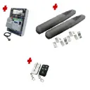 Double Swing Gate Automation Base Kit Super Duty Linear Actuator with Limit Stops and Encoder Made in Italy