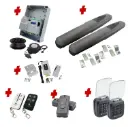 Double Swing Gate Automation Access Pro Kit Super Duty Linear Actuator with Limit Stops and Encoder Made in Italy 