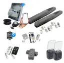 Double Swing Gate Automation Access Unlimited WiFi Bluetooth Kit Super Duty Linear Actuator with Limit Stops and Encoder Made in Italy 