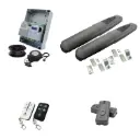 Double Swing Gate Automation Installer and Trade Kit Super Duty Linear Actuator with Limit Stops and Encoder Made in Italy