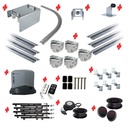 Complete Automatic Radius Turning Sectional Sliding Gate With Titan Low Voltage Sliding Gate Motor