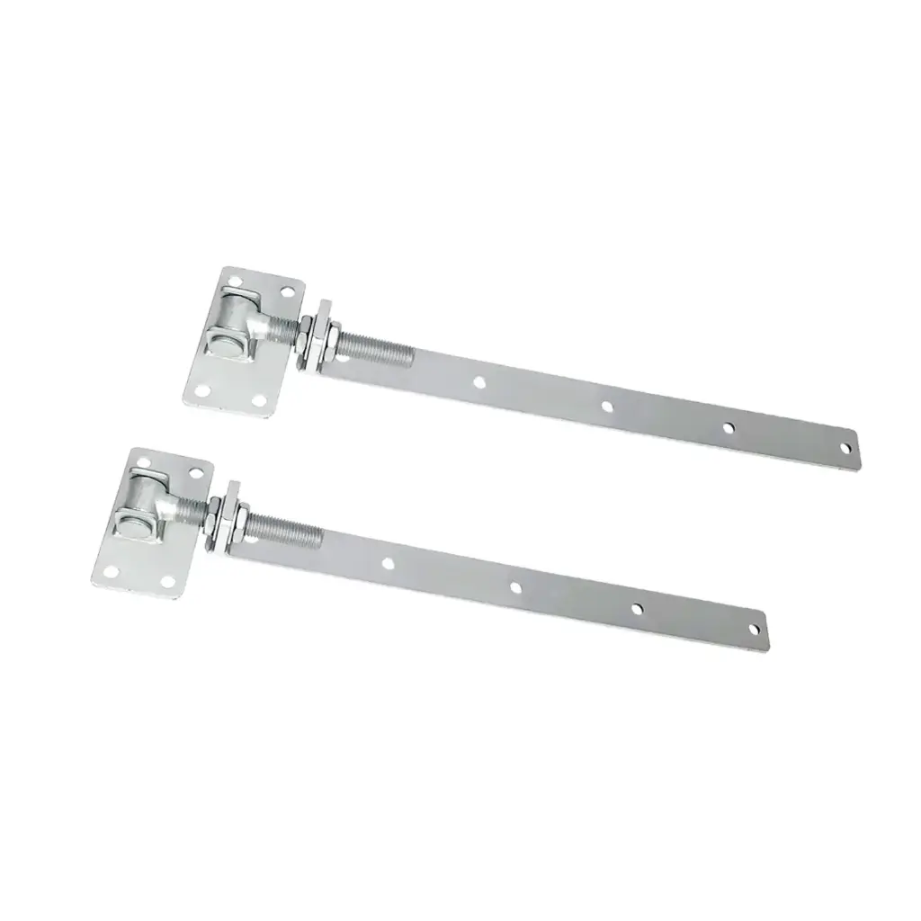Universal ULTRA LONG Left/Right Heavy Duty Highly M24 Bolt Adjustable Strap Hinge for Swing Gate 600mm Strap