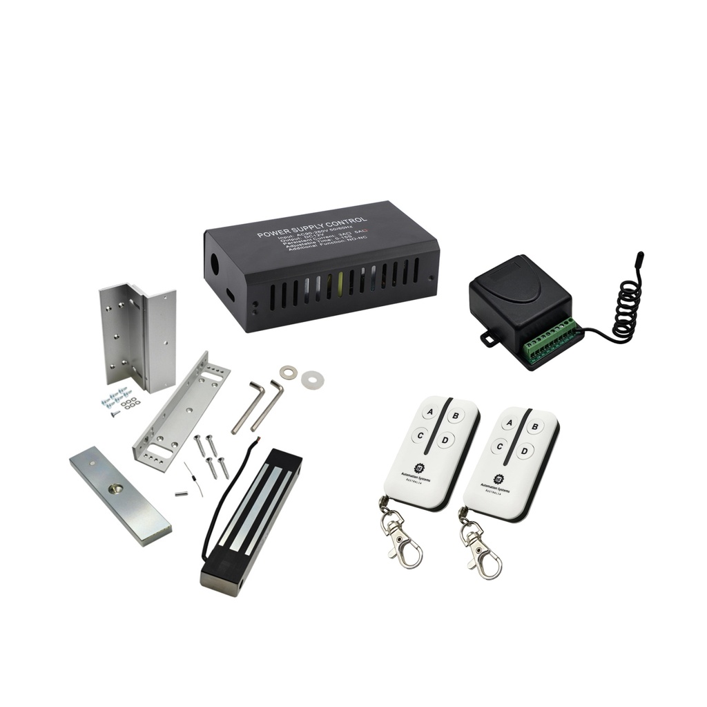 Remote Control Magnetic lock and Access Control Power Supply Combo