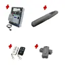 Single Swing Gate Automation Installer and Trade Kit Super Duty Linear Actuator 1000KG with Limit Stops and Encoder Made in Italy