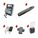 Single Swing Gate Automation Access Secure Kit Super Duty Linear Actuator 1000KG with Limit Stops and Encoder Made in Italy