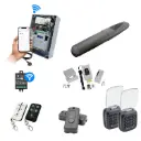 Single Swing Gate Automation Access Unlimited WiFi Bluetooth Kit Super Duty Linear Actuator 1000KG with Limit Stops and Encoder Made in Italy