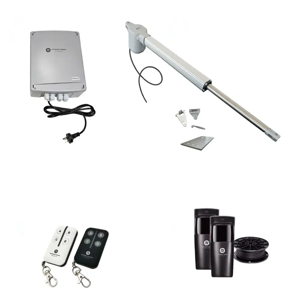 Viper 5 Long Stroke ITALIAN Electric 24V Low Voltage Automatic Swing Driveway Gate Opener Kit ROBUST Heavy Duty Design for Trade Installers
