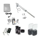 Viper 5 Long Stroke ITALIAN Electric 24V Low Voltage Automatic Swing Driveway Gate Opener Kit ROBUST Heavy Duty Design with TWO Keypads Entry Exit
