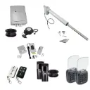 Viper 5 Long Stroke ITALIAN Low Voltage 24V Automatic Swing Driveway Gate Opener 24 Volt Kit ROBUST Heavy Duty Design with TWO Keypads Entry Exit