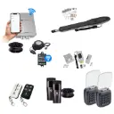 Orion LS Low Voltage 24V Automatic Swing Driveway Gate Opener 24 Volt Kit Slimline Compact Design with Wifi Mobile App Control and Keypad Entry Exit