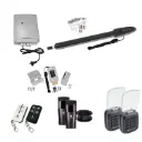 Orion LS Electric 24V Low Voltage Automatic Swing Driveway Gate Opener Kit Slimline Compact Design with TWO Keypads Entry Exit