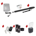 Orion LS Electric 24V Low Voltage Automatic Swing Driveway Gate Opener Kit Slimline Compact Design with Keypad Pin Code