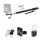 Orion LS Electric 24V Low Voltage Automatic Swing Driveway Gate Opener Kit Slimline Compact Design with Keypad Pin Code