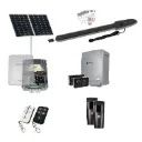 Orion LS Solar Powered Automatic Swing Driveway Gate Opener 24 Volt Kit Slimline Compact Design for  Trade Installers