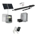 Orion LS Solar Powered Automatic Swing Driveway Gate Opener 24 Volt Kit Slimline Compact Design BASE KIT