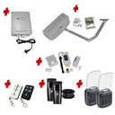 RAPTOR Extra Heavy Duty ITALIAN Electric 24V Low Voltage Automatic Swing Driveway Gate Opener Kit ROBUST Heavy Duty Design with TWO Keypads Entry Exit