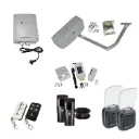 RAPTOR Extra Heavy Duty ITALIAN Electric 24V Low Voltage Automatic Swing Driveway Gate Opener Kit ROBUST Heavy Duty Design with TWO Keypads Entry Exit