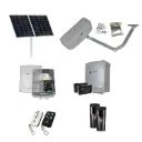 RAPTOR Extra Heavy Duty ITALIAN Solar Powered Automatic Swing Driveway Gate Opener 24 Volt Kit ROBUST Heavy Duty Design for Trade Installers