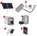 RAPTOR Extra Heavy Duty ITALIAN Solar Powered Automatic Swing Driveway Gate Opener 24 Volt Kit ROBUST Heavy Duty Design for Trade Installers
