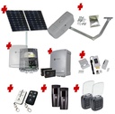 RAPTOR Extra Heavy Duty ITALIAN Solar Powered Automatic Swing Driveway Gate Opener 24 Volt Kit ROBUST Heavy Duty Design with Keypad Entry Exit