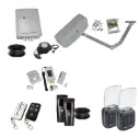 RAPTOR Extra Heavy Duty ITALIAN Low Voltage 24V Automatic Swing Driveway Gate Opener 24 Volt Kit ROBUST Heavy Duty Design with TWO Keypads Entry Exit