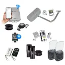 RAPTOR Extra Heavy Duty ITALIAN Low Voltage 24V Automatic Swing Driveway Gate Opener 24 Volt Kit with Wifi Mobile App Control and Keypad Entry Exit