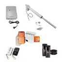 Remootio Viper 5 Long Stroke ITALIAN Electric 24V Low Voltage Automatic Swing Driveway Gate Opener Kit ROBUST Heavy Duty Design