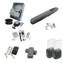 Single Swing Gate Automation Access Pro Kit Super Duty Linear Actuator with Limit Stops and Encoder Made in Italy 