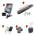 Single Swing Gate Automation Access Secure Kit Super Duty Linear Actuator with Limit Stops and Encoder Made in Italy