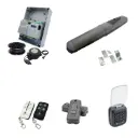 Single Swing Gate Automation Access Secure Kit Super Duty Linear Actuator with Limit Stops and Encoder Made in Italy
