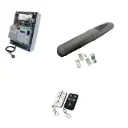 Single Swing Gate Automation Base Kit Super Duty Linear Actuator with Limit Stops and Encoder Made in Italy